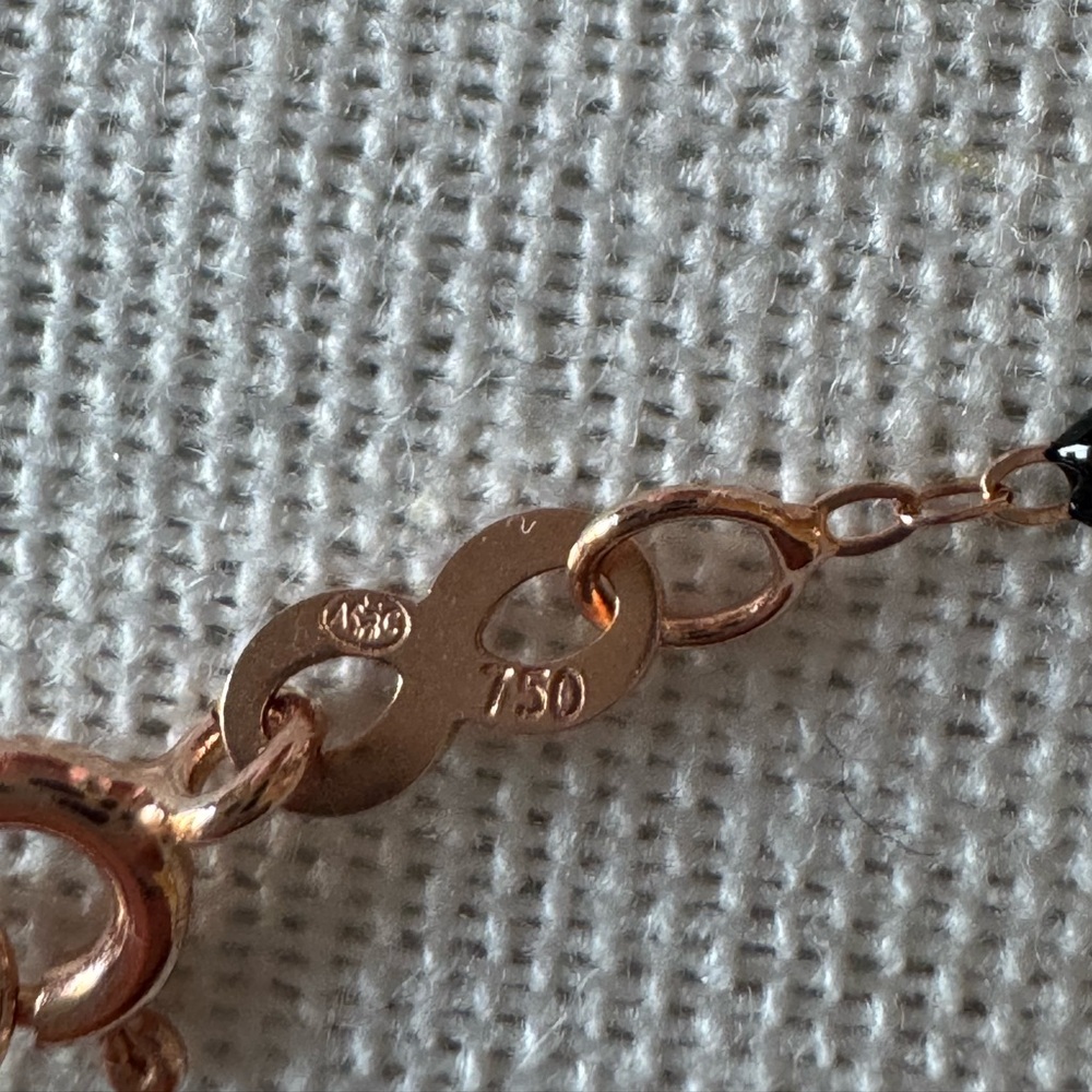 14k Rose Gold Gigi Clozeau Necklace and Cat Charm 😻 - Picture 2 of 9